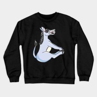 Sweet donkey kids comic donkey mule draft animal Muli Crewneck Sweatshirt